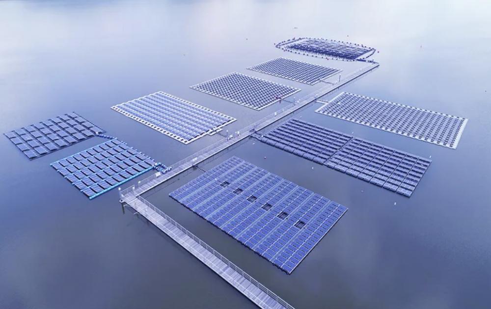 NRG Island fotovoltaico galleggiante Singapore