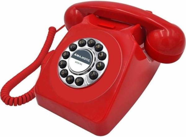 Telefono Fisso Majestic Billy 201 Nero – Tasti Grandi E 3 Memorie Personalizzabili Con Foto