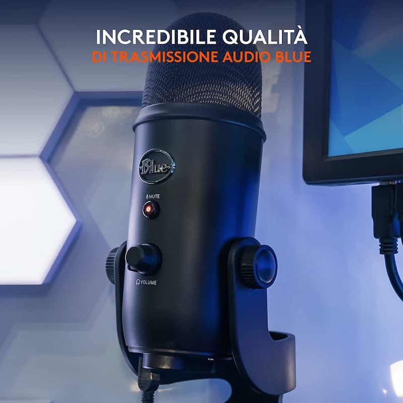 Microfono per podcast Blue Yeti
