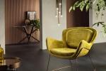 Sedia design Riflessi color giallo