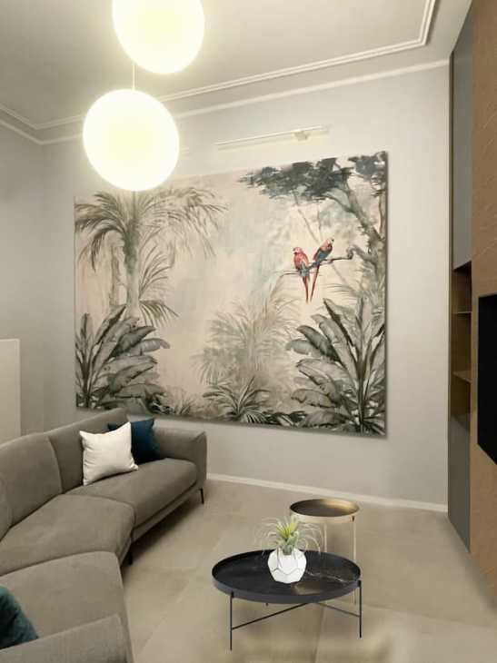 Proyecto de apartamento con sala de estar: sofá Nicoline