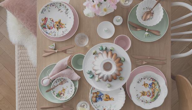 Romantic Easter table: Spring Fantasy and It's My Match - Photo: Villeroy&Boch