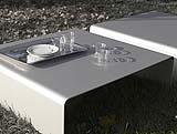 Idee giardino piccolo moderno: Le Table Basse by MDF Italia