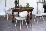 Abbinamento sedie stile vintage e tavolo moderno - Diotti