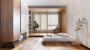 Idea di camera da letto Japandi, immagine di Getty Images