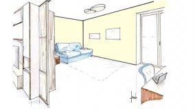 Idee per ricavare una camera per gli ospiti dal soggiorno