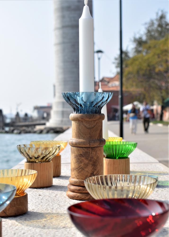 Porta candele Murano Faro - Pieces of Venice