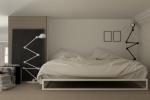 Idea camera da letto in loft prrsa da Gettyimages