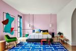 Camera da letto colorata