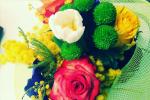 Bouquet di fiori freschi colorati