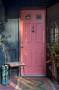 Porta d'ingresso Pink Bubble, foto di Southern Living, da homecrux.com 