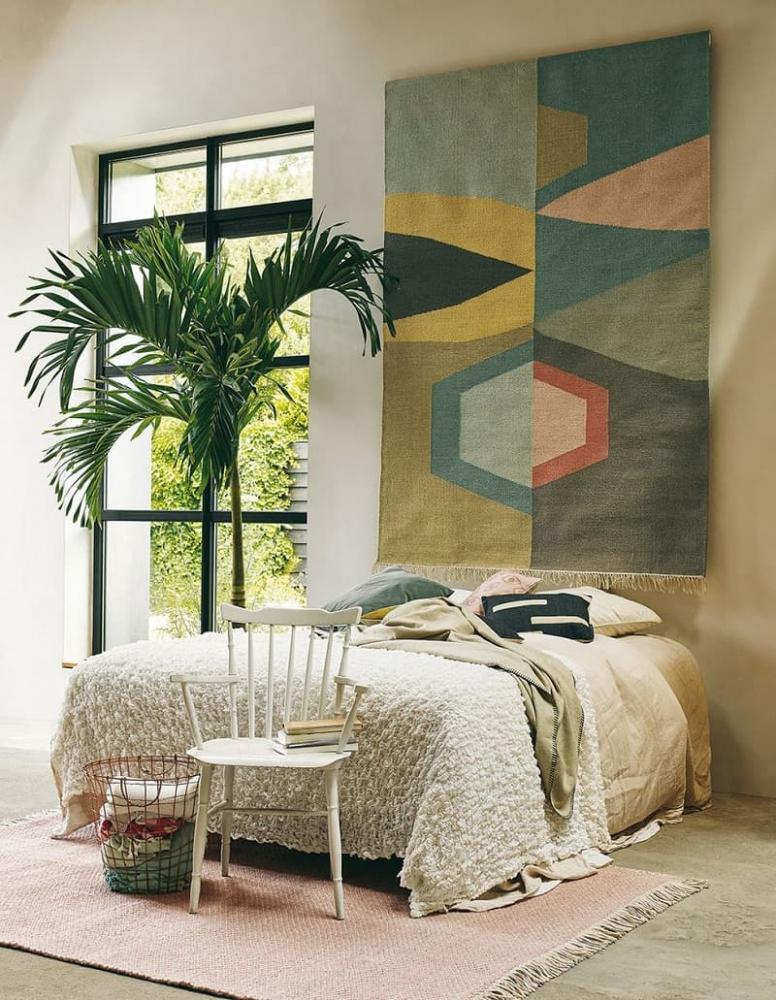 Idee sopra letto con tappeto, foto di The Rug Seller, da housebeautiful.com