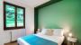 Camera da letto in verde