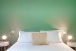 Testata verde per letto