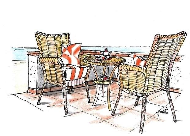 Beach house outdoor furniture - Designer Antonio Previato