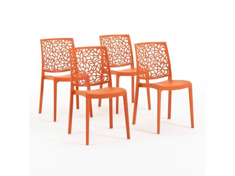 Il set di sedie Anna color papaya di Maisons du Monde