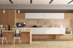 Cucina con top in Fenix