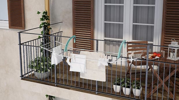 Stendibiancheria da balcone e terrazzo ▷ Quale scegliere?