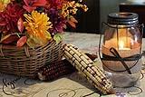 Candele e fiori autunnali da vaso sono un mix perfetto