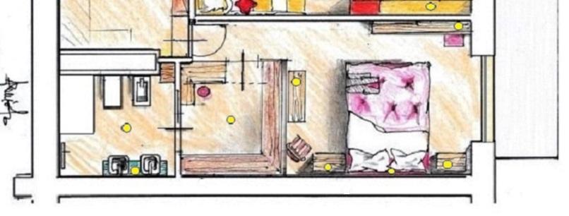 Cabina armadio passante tra camera e bagno - Progettista Antonio Previato