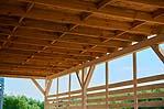 Una tettoia in legno