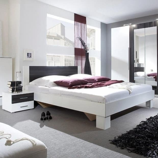 Arredare bianco e nero la camera: la proposta di Gihome