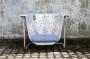 Poltroncina con il riuso creativo vasca da bagno, da Recyclart 