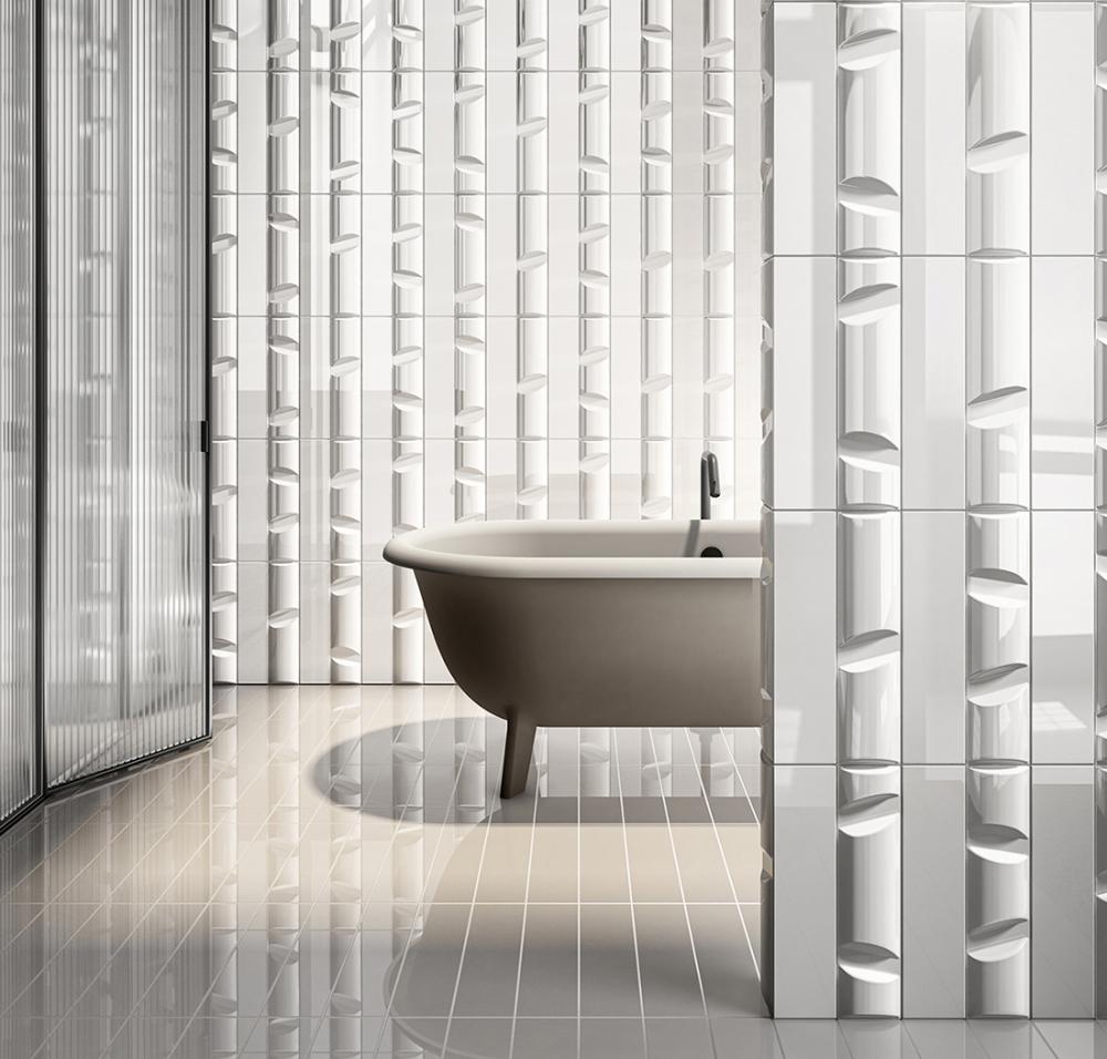 Piastrelle in 3D Volume by Ceramiche Bardelli