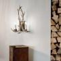 Lampada a parete stile montano Chalet ap2 di Ideal Lux