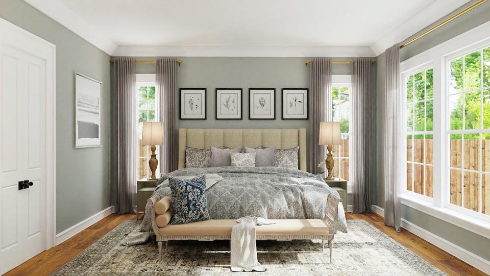 Tappeto persiano in camera da letto elegante - Foto: Unsplash