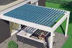 Pergola bioclimatica fotovoltaica