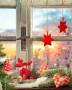 Addobbi per decorare le finestre a Natale, foto di Jag_cz 