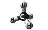 Molecola di metano 