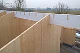 Costruzione di una casa di legno XLam, by Sistem Costruzioni
