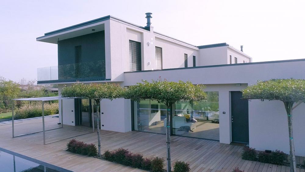 Casa contemporanea in XLam, by Sistem Costruzioni