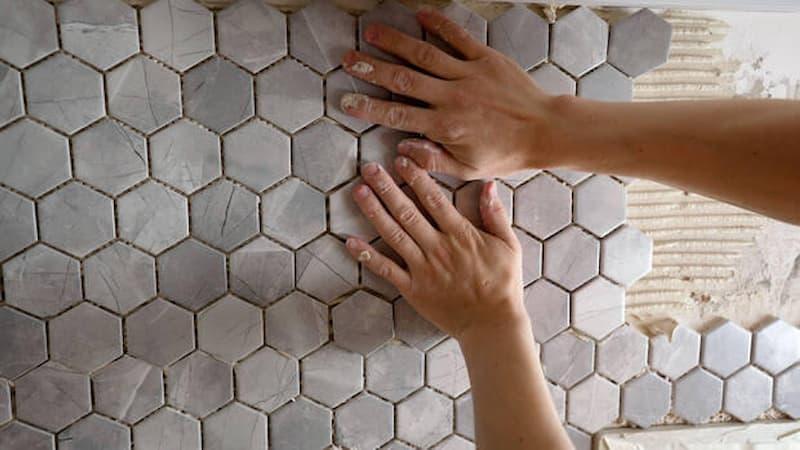 Il mosaico è la scelta più diffusa per il rivestimento delle pareti