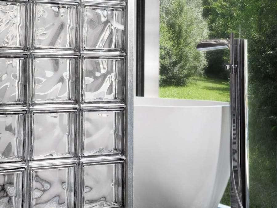Vetrocemento in bagno - Seves Glassblock