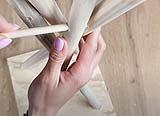 Unite i manici con dei raccordi in legno