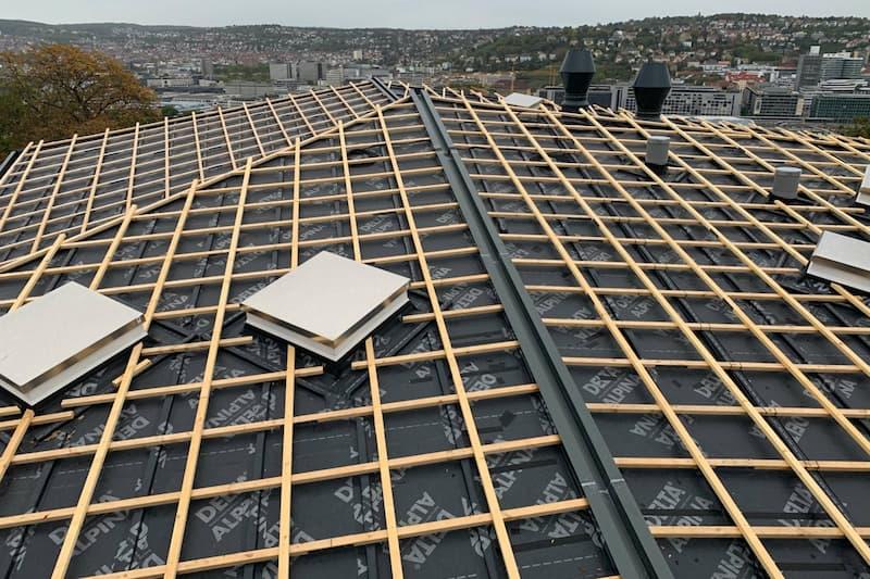 Membrana impermeabile Doerken per la protezione del tetto