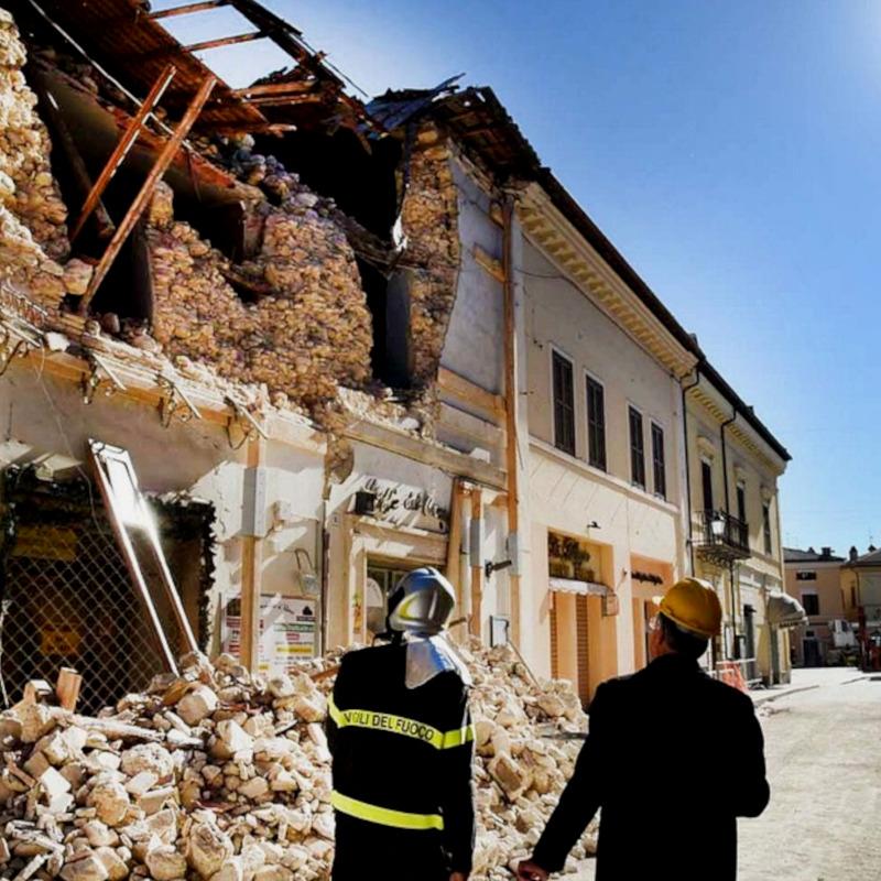 Comportamento differente degli edifici a seguito di terremoto
