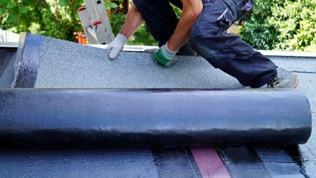 Membrana impermeabile che protegge il tetto di copertura dalla grandine