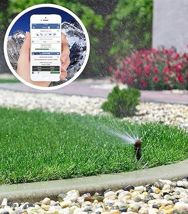 L'impianto di irrigazione wifi è gestibile dallo smartphone - foto Amazon