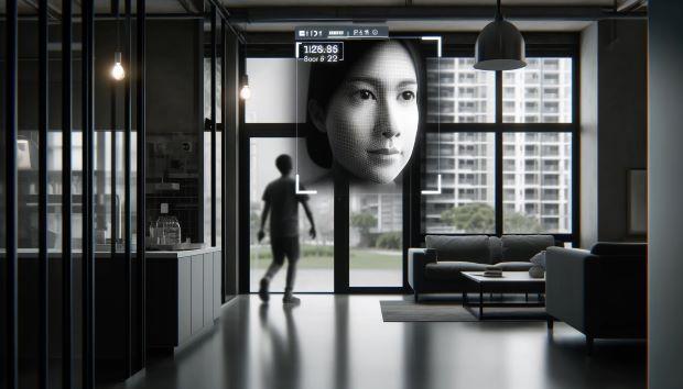 Home cameras will recognize occupants' faces - Photo by Dall.E