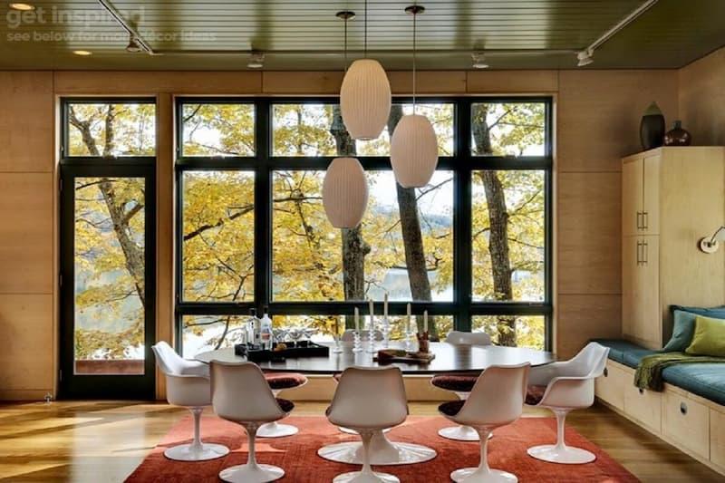 Sedie attorno a un grande tavolo Tulip ovale - foto Instant Design