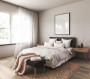 Le tende definiscono lo stile della camera da letto - foto Getty Images