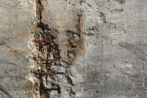 Rebar corrosion phenomenon - Getty Images