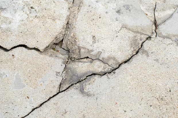 Cracks in concrete - Getty Images