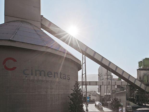 Silos for raw materials for cement production, by Cementir Holding