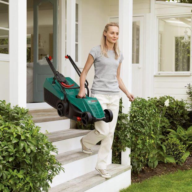 Bosch Electric Lawnmower, Ideal for Small Gardens