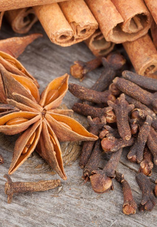 Cinnamon and cloves